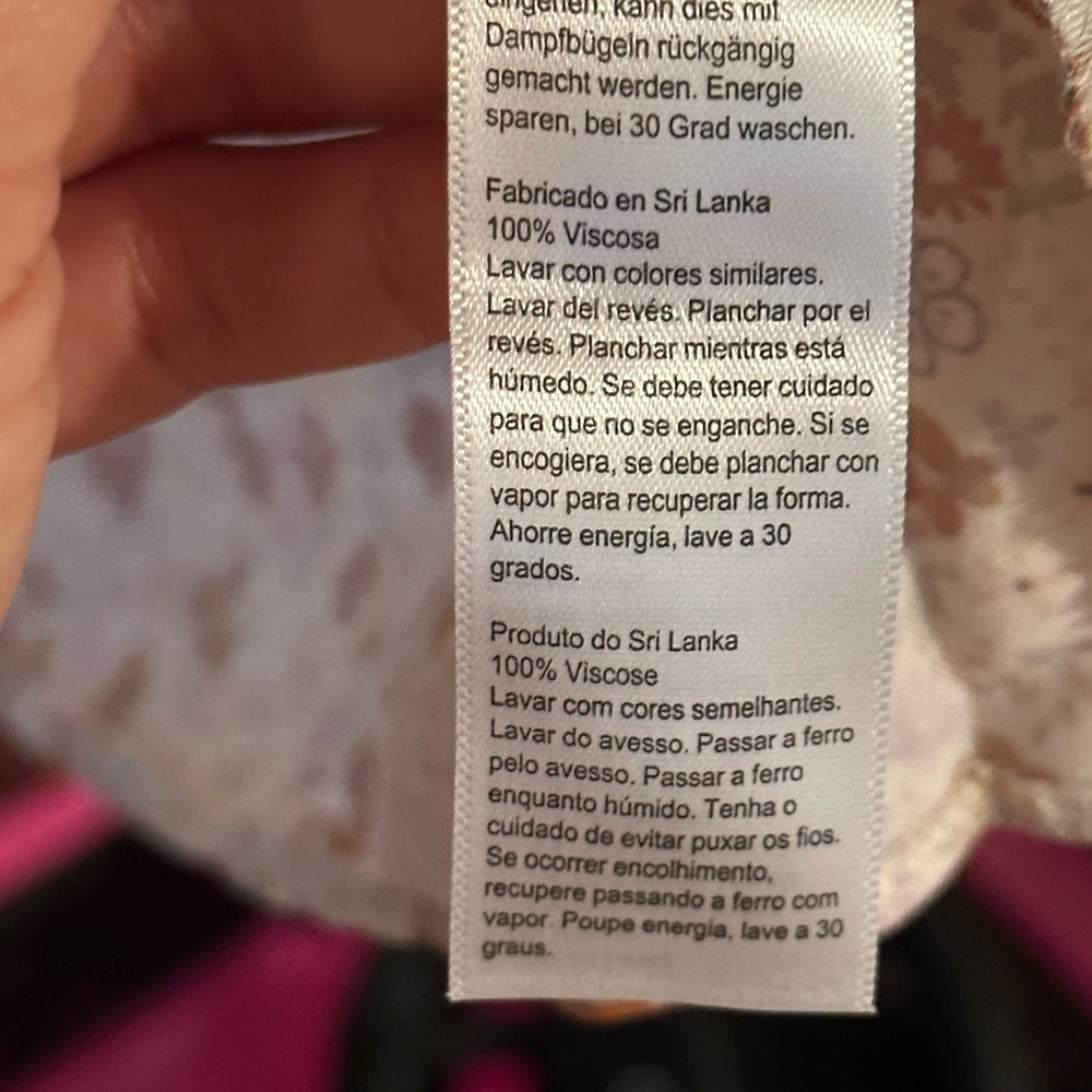 Miss Selfridge Floral Midi Dress - White and Pink - Picture 7 of 9